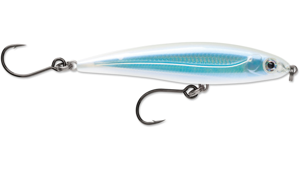 Rapala X-Rap Twitchin' Minnow 10, Slow Sinking, Albino Shiner 4" 1/2 Oz., SXRT10AS