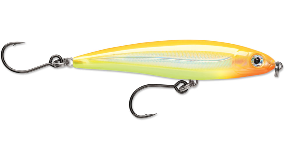 Rapala X-Rap Twitchin' Minnow 10, Slow Sinking, Bone Chartreuse 4" 1/2 Oz., SXRT10BNC