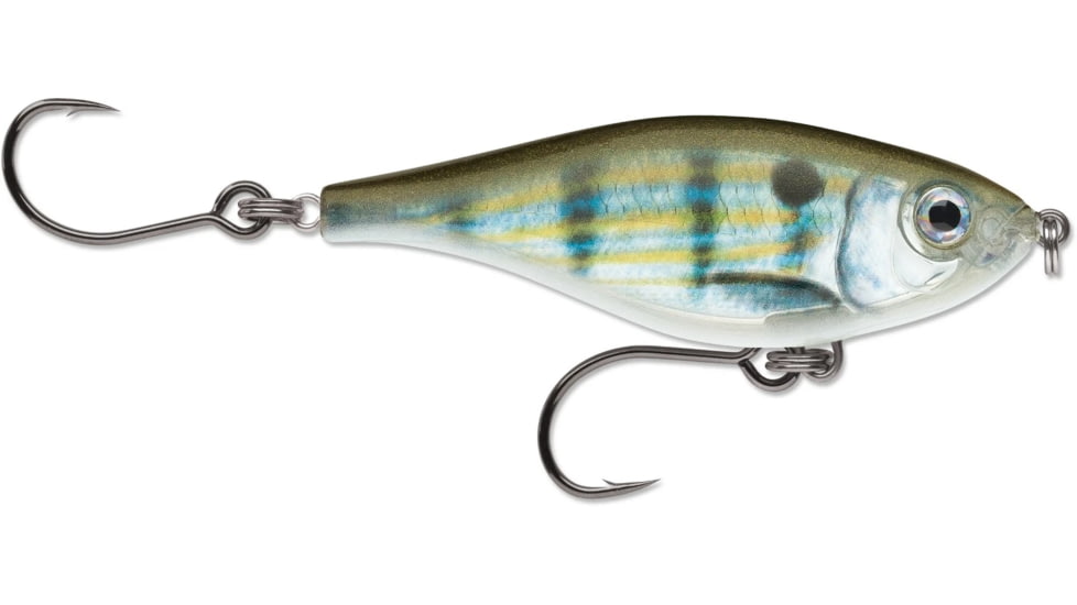 Rapala X-Rap Twitchin Mullet 06 Lure, 2-1/2in, 5/16 oz, 1-2 Feet, Running Depth, 2 1 Inline Single Hooks