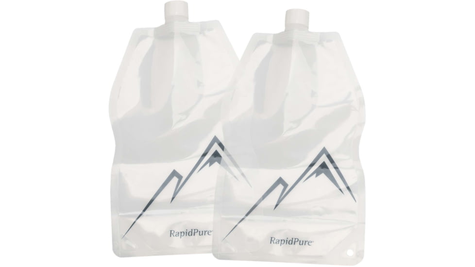 RapidPure 1.5L Collapsible Bottle, 2pk, Clear, 0160-0700