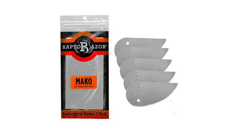 Raptorazor Mako Replacement Blades 5-pack