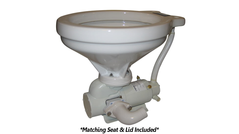 Raritan Crown Head Hi-Boy - White, Household Style - 90 Discharge - 12V 33781