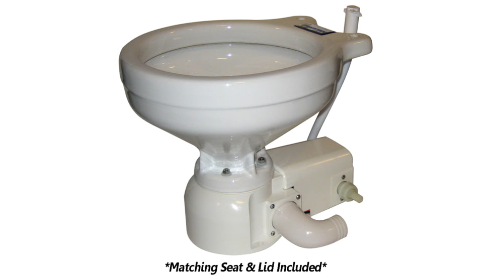Raritan Sea Era Household Size Toilet - Press - Fresh Water - Straight &amp; 90 Discharge - Smart Switch - White 55864