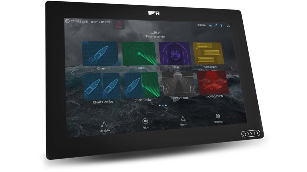 Raymarine AXIOM+ 12 RV Chartplotter, Multifunction 12in Display w/ RealVision 3D and 600W Sonar, E70639