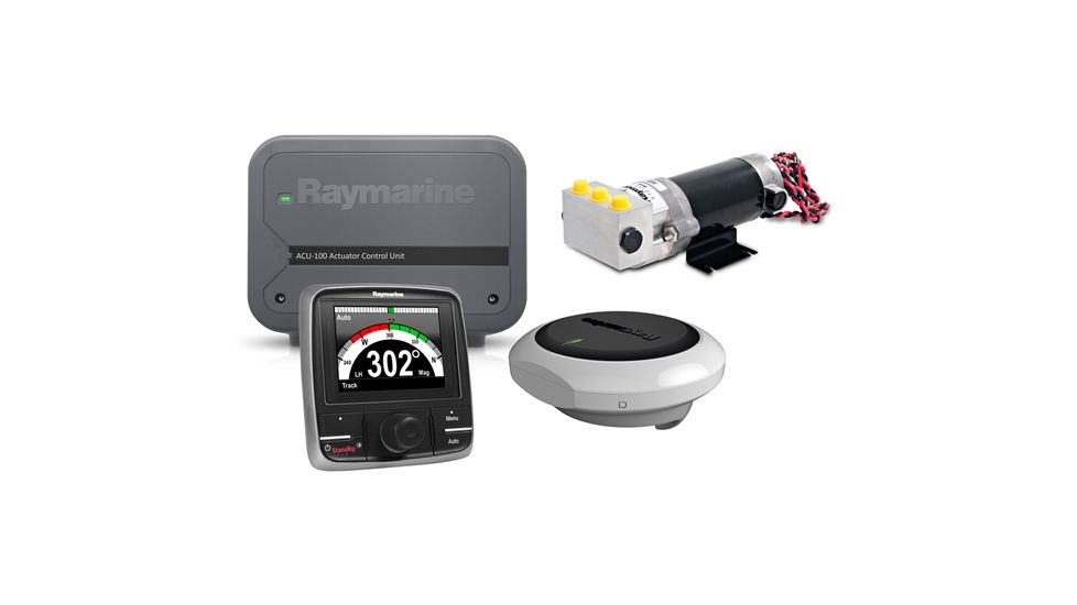 Raymarine EV100 Hydraulic Autopilot System Pack, Black, Standard T70154