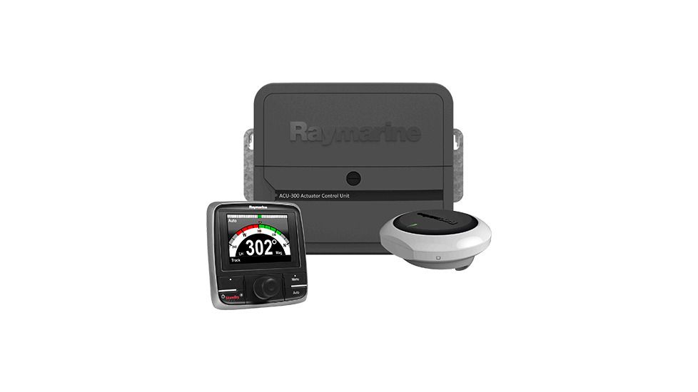 Raymarine Pilot, EV-300 A/P, w/ p70r, Solenoid Pak, New Condition RAY-T70160