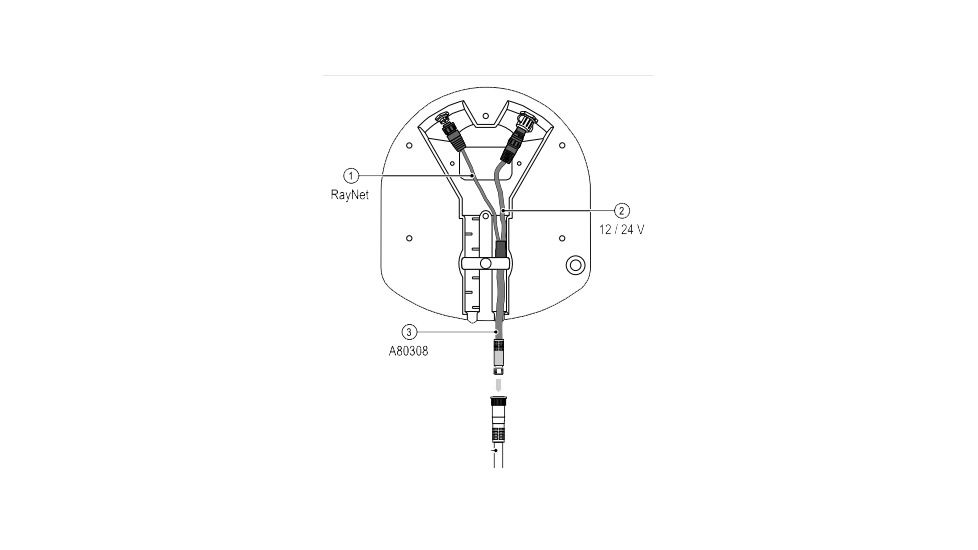 Raymarine Quantum Radar Adapter Cable, New Condition RAY-A80308