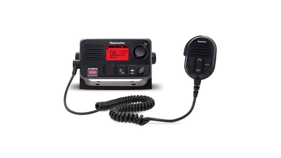 Raymarine Ray 50 Compact VHF Radio, Black, 7.6in E70243