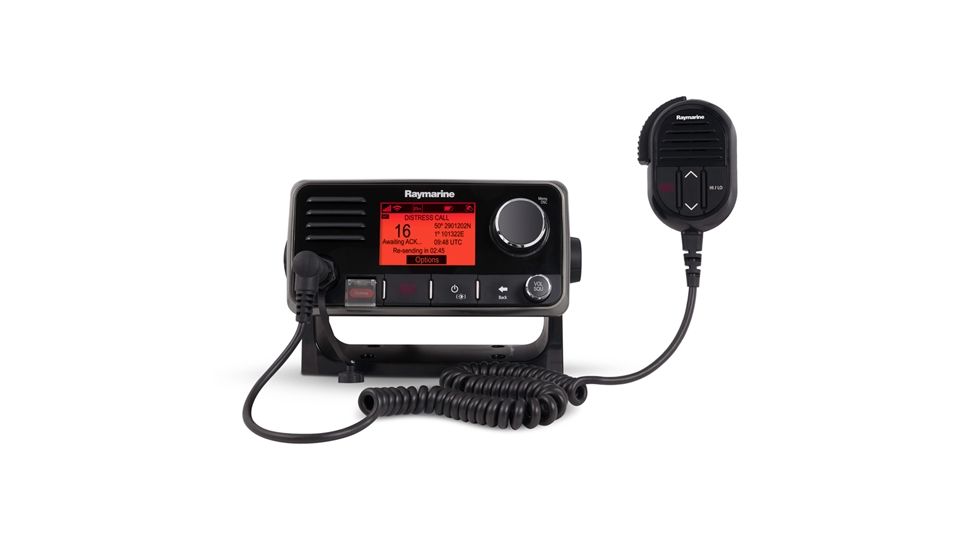 Raymarine Ray 70 Multifunction Radio-Vhf, Ais Receiver, Loud Hailer and Intercom, Black, 8.9in E70251