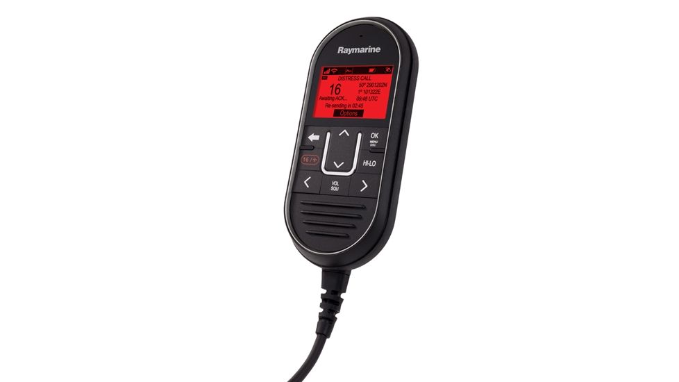 Raymarine Raymic 2nd Station Handset Option For Ray 60, Ray 70, Black, Standard A80289