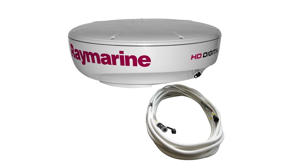 Raymarine RD418HD 4KW Digital Radome With 10M Raynet Cable, Black, 18in T70168