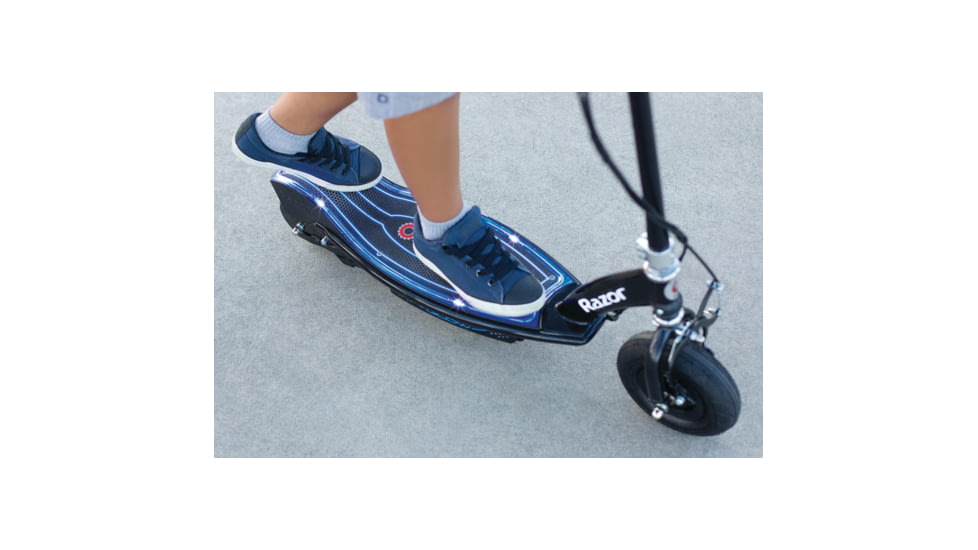 Razor E100 Glow Electric Scooter, Black, 13111291