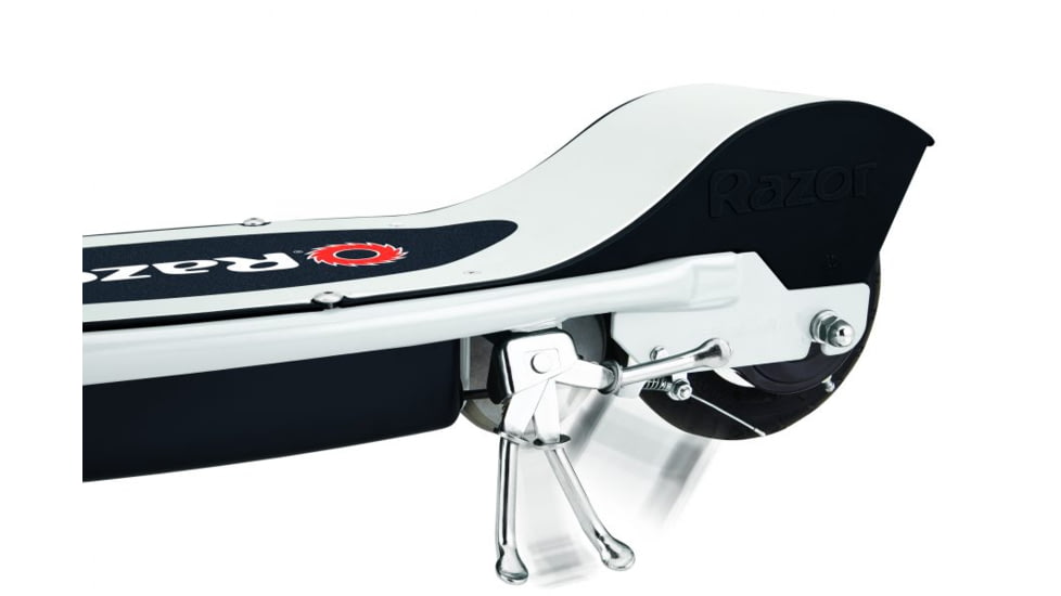 Razor E200 Electric Scooter, White/Red, 13112485