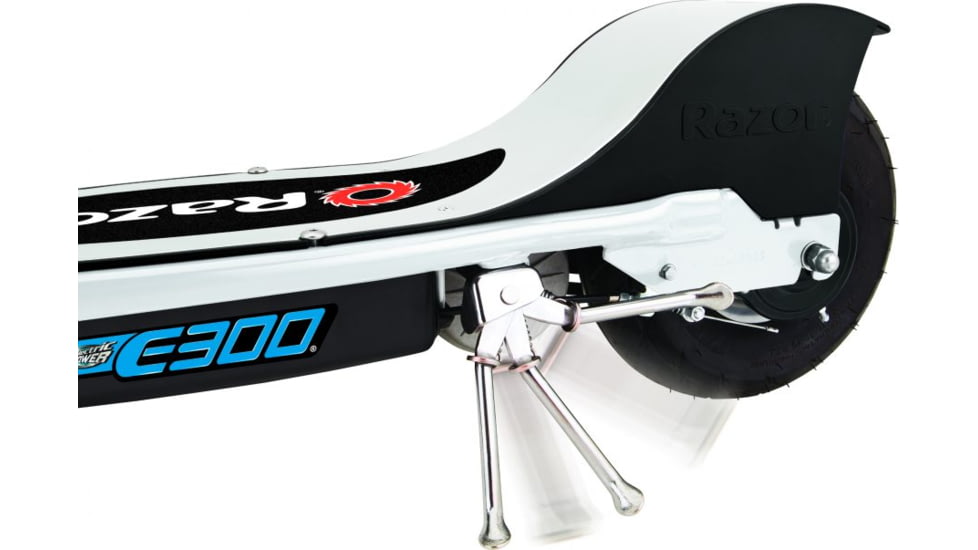 Razor E300 Electric Scooter, White/Blue, 13113683