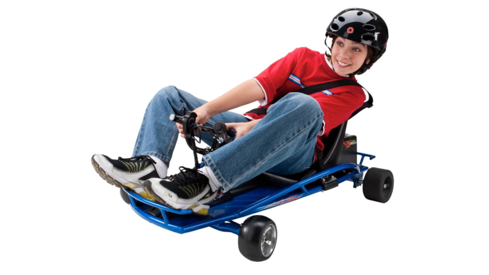 Razor Ground Force Drifter Electric Go Kart, Blue/Black, 25143495