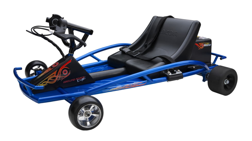 Razor Ground Force Drifter Electric Go Kart, Blue/Black, 25143495