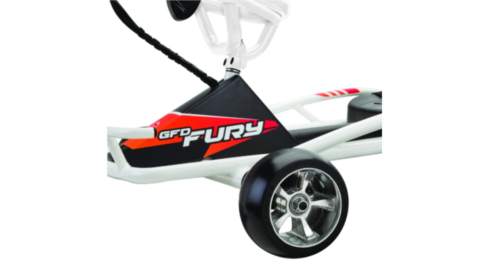 Razor Ground Force Drifter Fury Electric Go Kart, White/Black, 25143498