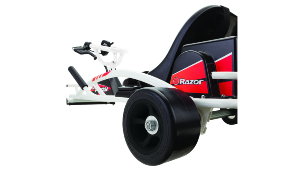 Razor Ground Force Drifter Fury Electric Go Kart, White/Black, 25143498