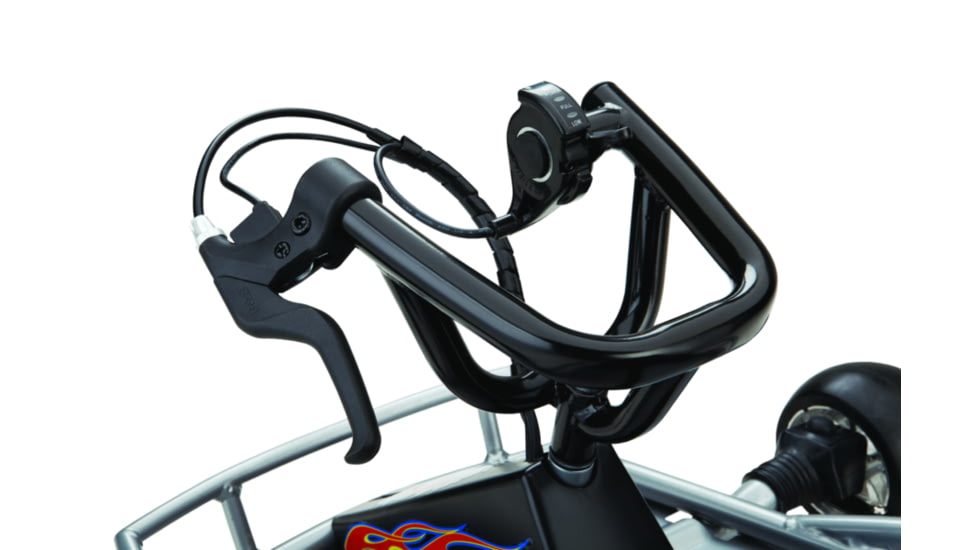 Razor Ground Force Electric Go Kart, Silver/Black, 25141098
