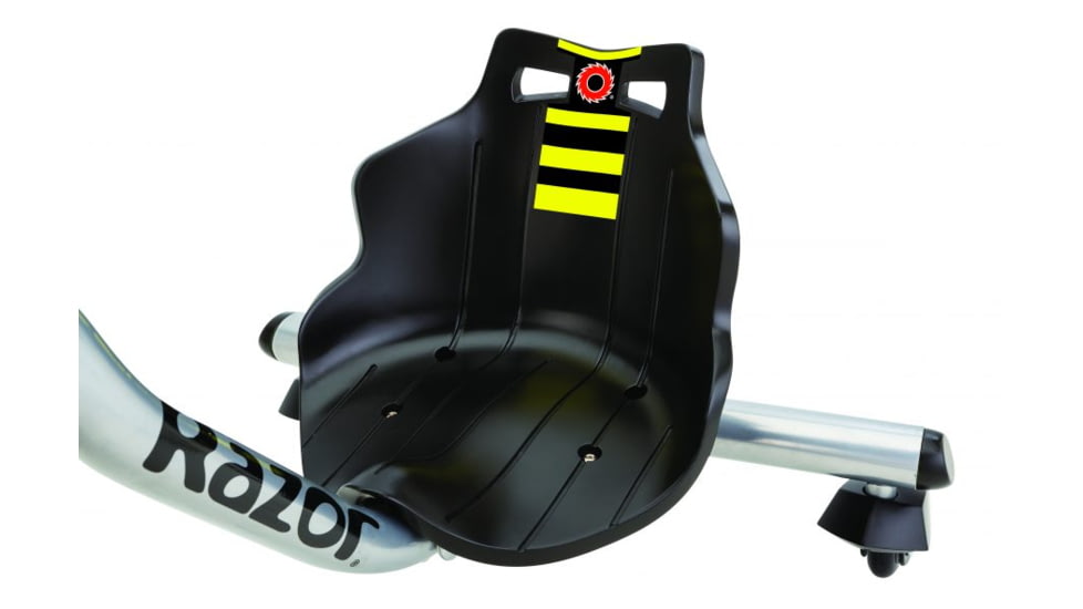 Razor PowerRider 360 Electric 3-Wheeler, Black/Yellow, 20136491