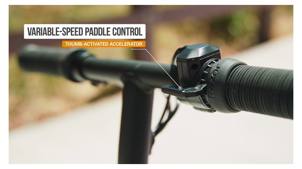 Razor UB1 Seated Electric Scooter, Black/Grey, 15127004