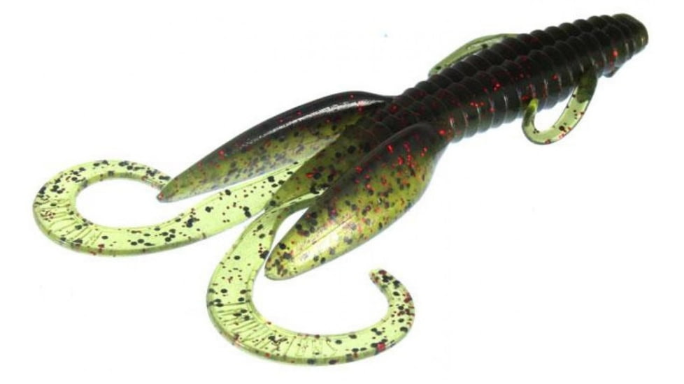 Reaction Innovations Man Bear Pig Creature Bait, 8, 5.25in, Sprayed Grass, MBP-025