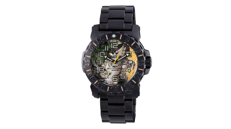 REACTOR Trident 2 Watch - Mens, Black / REAL TREE Dial 50526