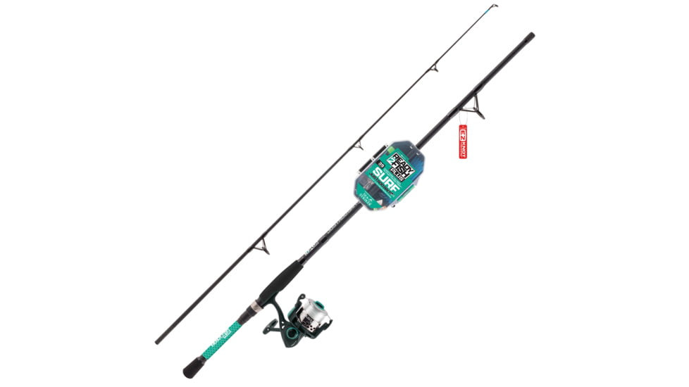 Ready 2 Fish R2F5 Just Add Bait Surf Fishing Spinning Combo with Kit - 9' MH, R2F5-JABSURF-SP