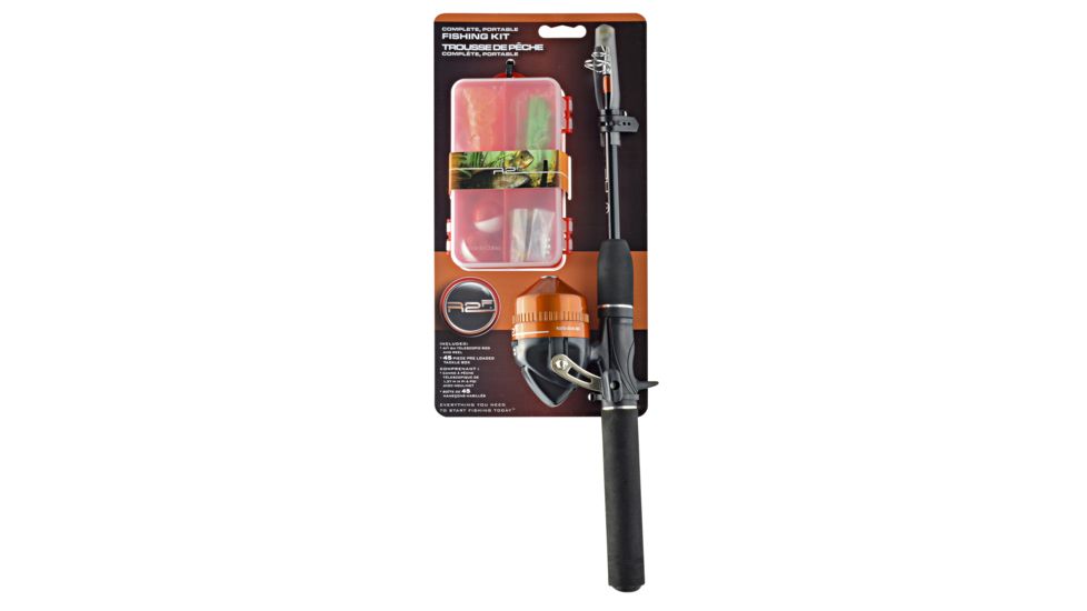Ready 2 Fish Telescopic Multi-Species Spincast Combo with 45 Piece Tackle Box 111027