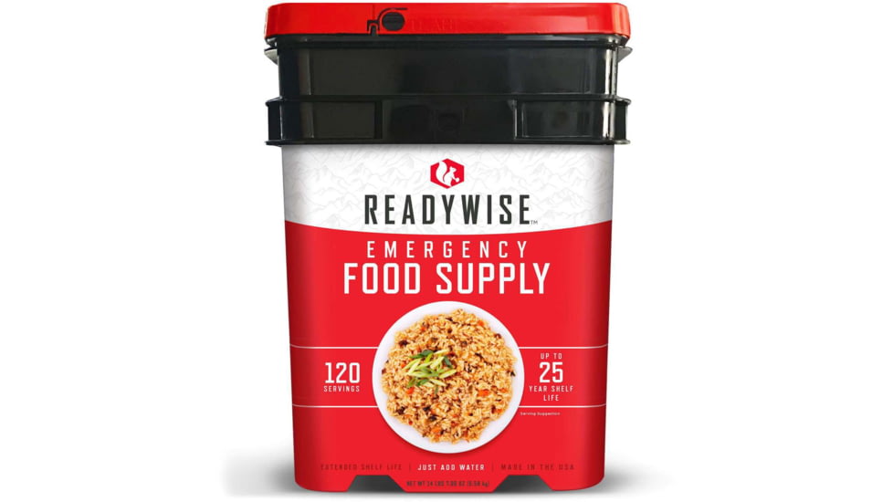 ReadyWise Package Of Long Term Emergency Food Supply, 120 Servings, RW10-120