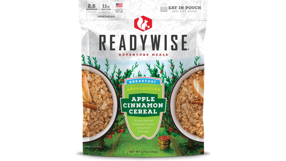 ReadyWise 6 CT Case Appalachian Apple Cinnamon Cereal, White, 8 x 11.25 x 9.75, RW05-008