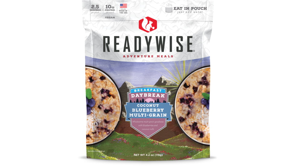 ReadyWise Daybreak Coconut Blueberry Multi-Grain, 6 Pack, RW05-020