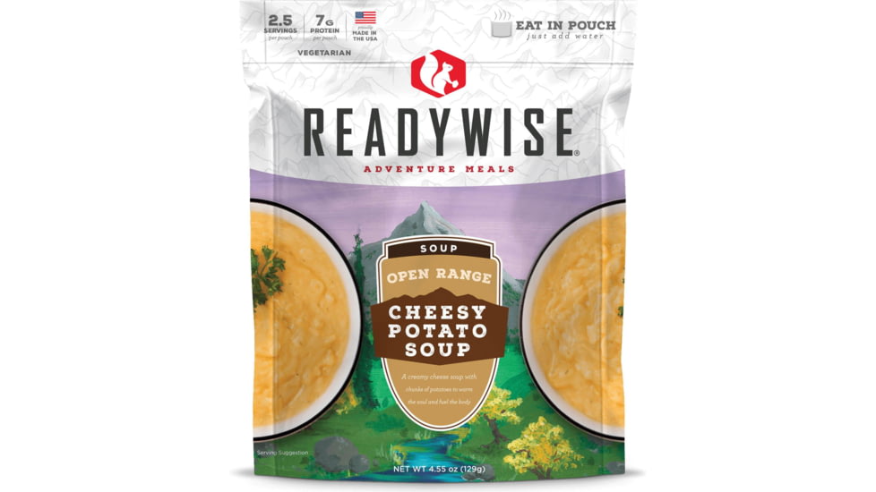 ReadyWise 6 CT Case Open Range Cheesy Potato Soup, White, 8 x 11.25 x 9.75, RW05-010