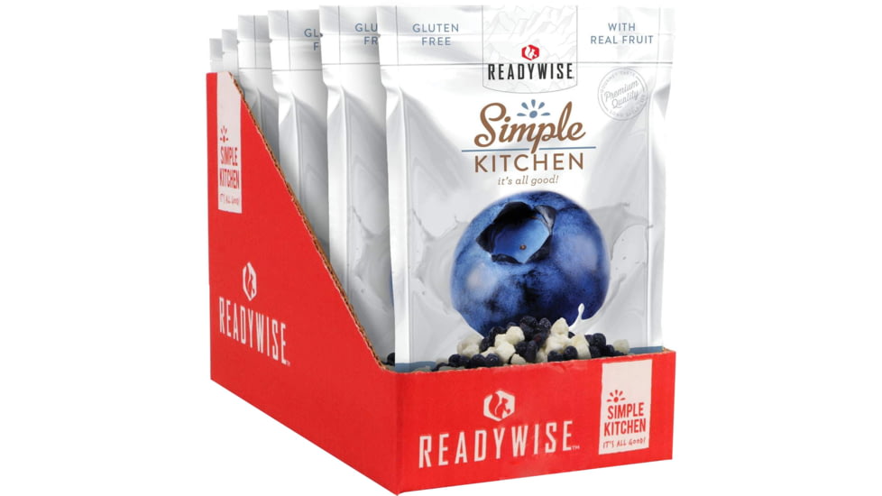 ReadyWise Simple Kitchen Blueberries &amp; Yogurt, 5.75 x 11 x 8.75, 6 Pack, RWSK05-912