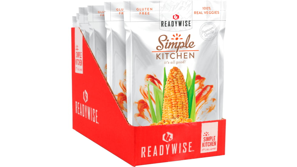 ReadyWise Simple Kitchen Sriracha Corn, 6 Pack, RWSK05-018