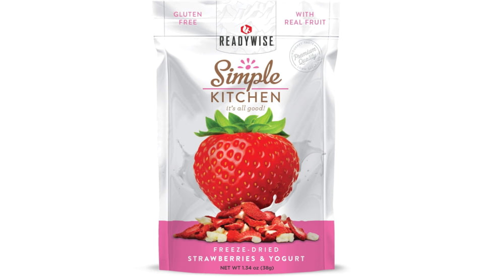 ReadyWise 6 CT Case Simple Kitchen Strawberries &amp; Yogurt, White, 5.75 x 11 x 8.75, SK05-913