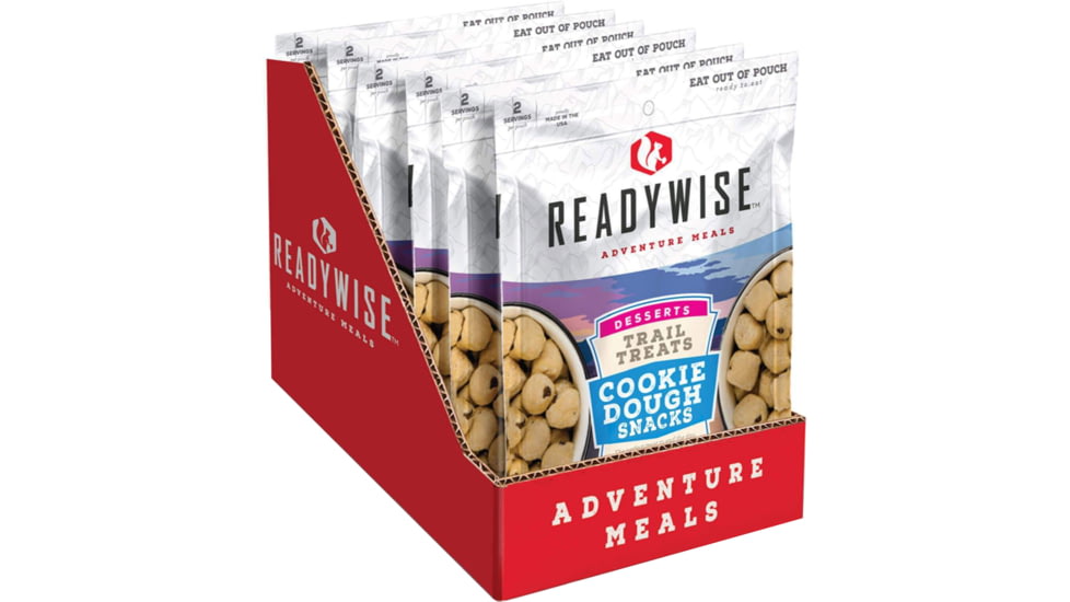 ReadyWise Trail Treats Cookie Dough Snacks, 6 Pack, RW05-013