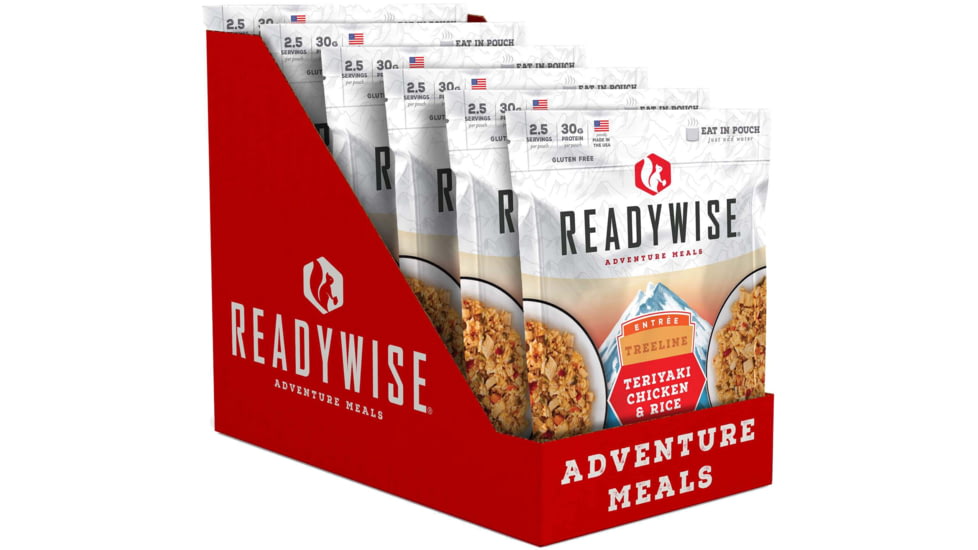 ReadyWise Treeline Teriyaki Chicken &amp; Rice, 6 Pack, RW05-003