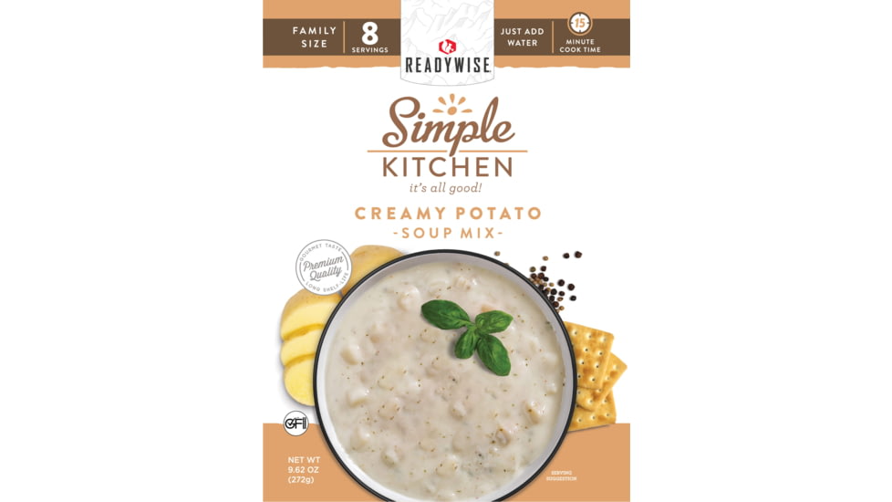 ReadyWise Creamy Potato Soup Mix, 6 Pack, RWSK05-066
