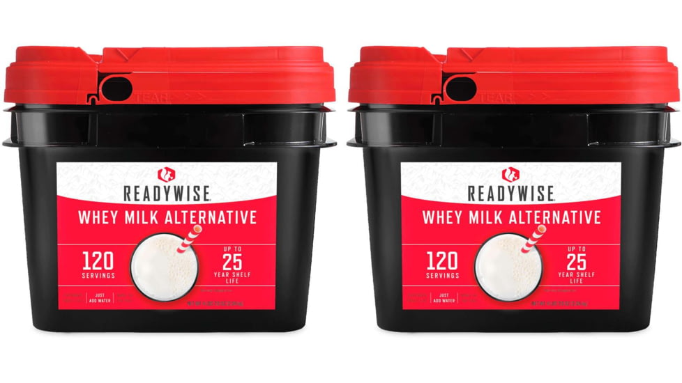 ReadyWise Emergency Whey Milk Alternative Bundle, 240 Servings, RWMK40-40240