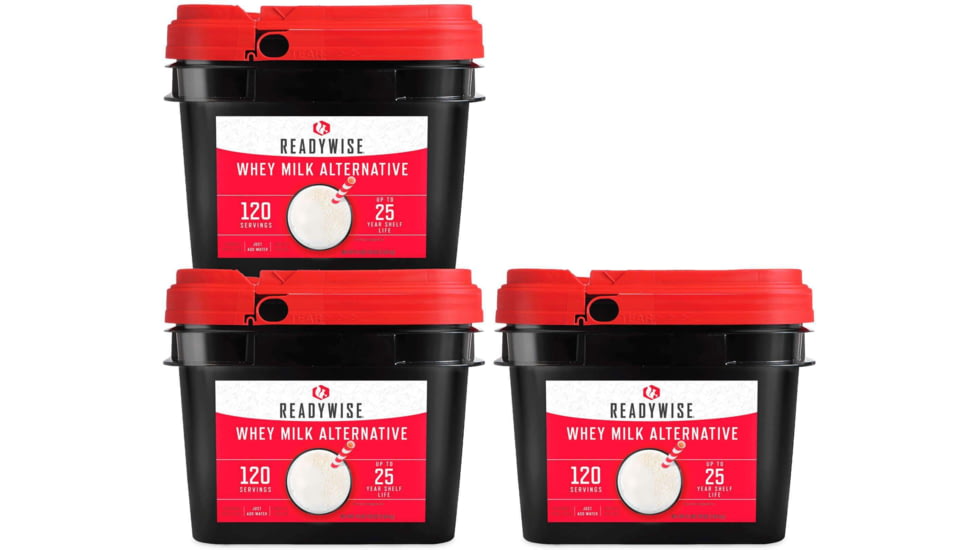 ReadyWise Emergency Whey Milk Alternative Bundle, 360 Servings, RWMK40-40360