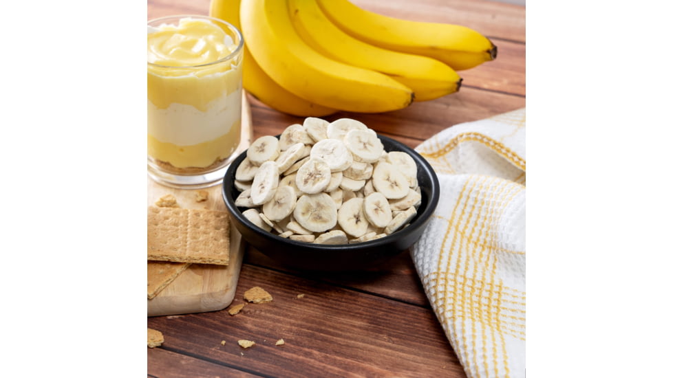 ReadyWise Freeze-Dried Bananas, 6 Pack, RWSK05-007