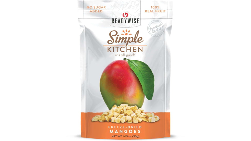 ReadyWise Freeze-Dried Mango, Single Pouch, RWSK02-011