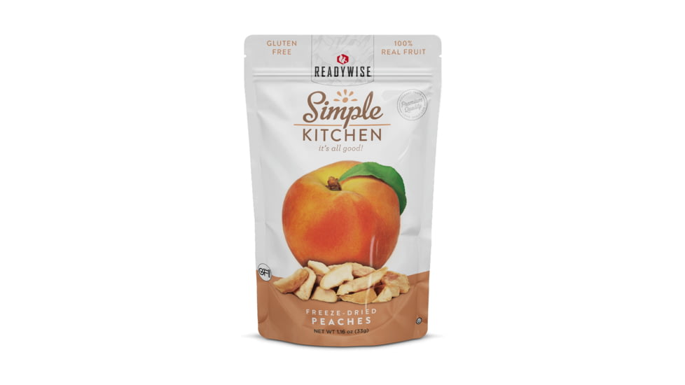 ReadyWise Freeze-Dried Peaches, 6 Pack, RWSK05-008
