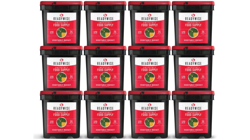 ReadyWise Freeze Dried Vegetable Bucket, 1440 Servings, RW40-61440