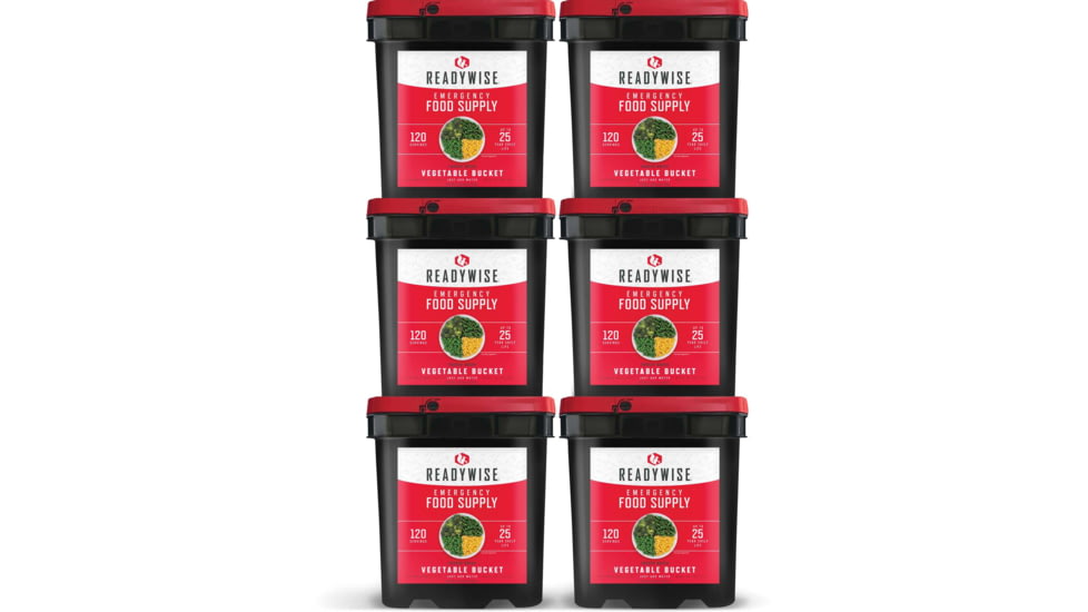 ReadyWise Freeze Dried Vegetable Bucket, 720 Servings, RW40-60720
