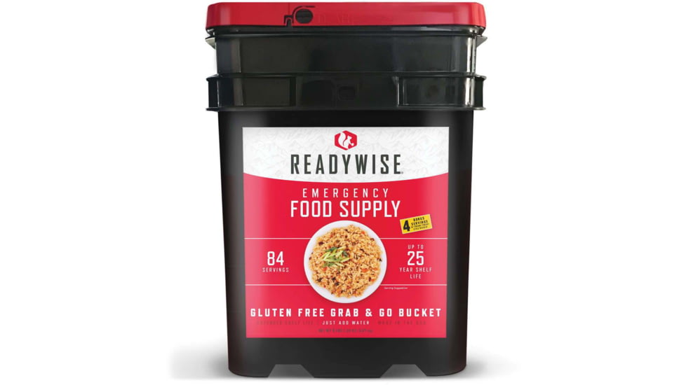 ReadyWise Gluten Free Grab And Go Bucket, 84 Servings, RWGF10-184