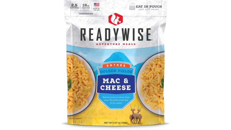 ReadyWise Golden Fields Mac &amp; Cheese, Single Pouch, RW03-909