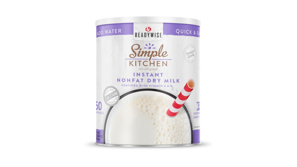 ReadyWise Nonfat Dry Milk, 6 Pack, RW05-023