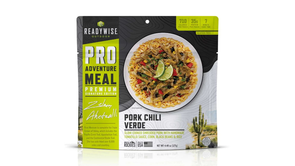 ReadyWise Outdoor Pro Meal Pork Chile Verde, Black, RW03-191